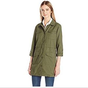 Jack by BB Dakota Olive Canvas Utility Jacket Coat